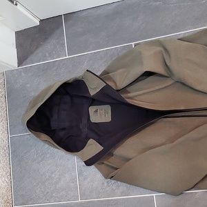 The north face apex flex gor-tex jacket, women's size xl, olive green